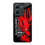 Red Vegeta Vivo V25 Glass Back Cover Online