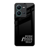 Push Your Self Vivo V25 Glass Back Cover Online