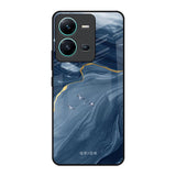 Deep Ocean Marble Vivo V25 Glass Back Cover Online