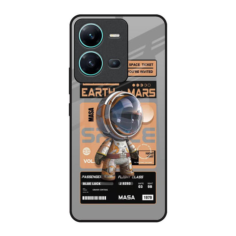 Space Ticket Vivo V25 Glass Back Cover Online