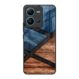 Wooden Tiles Vivo V25 Glass Back Cover Online