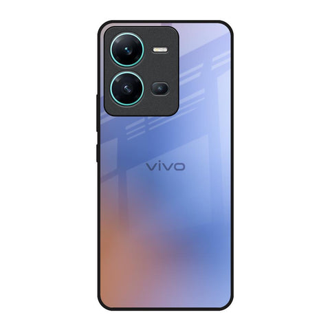 Blue Aura Vivo V25 Glass Back Cover Online