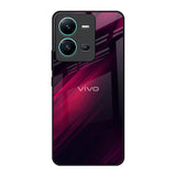 Razor Black Vivo V25 Glass Back Cover Online