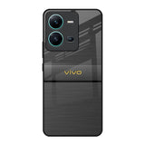 Grey Metallic Glass Vivo V25 Glass Back Cover Online