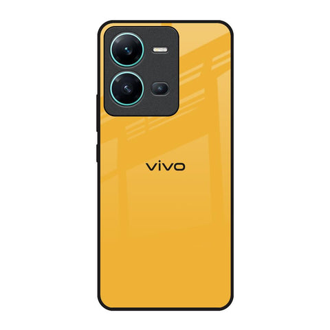 Fluorescent Yellow Vivo V25 Glass Back Cover Online