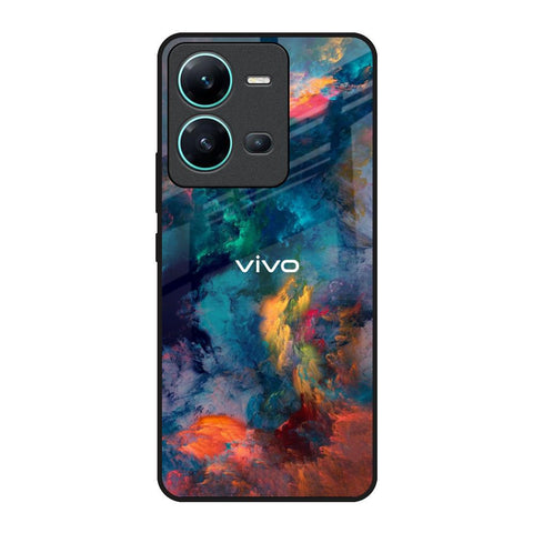 Colored Storm Vivo V25 Glass Back Cover Online