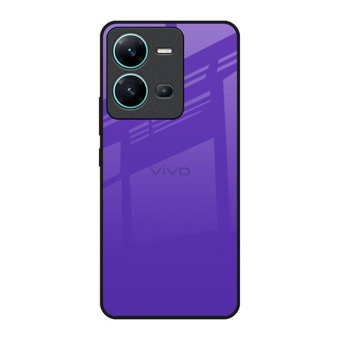 Amethyst Purple Vivo V25 Glass Back Cover Online