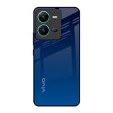 Very Blue Vivo V25 Glass Back Cover Online