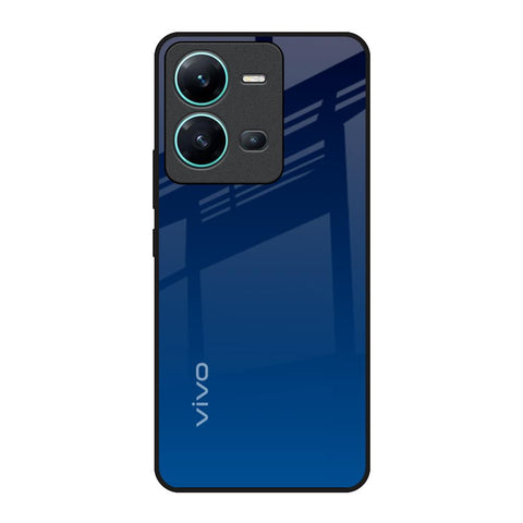Very Blue Vivo V25 Glass Back Cover Online