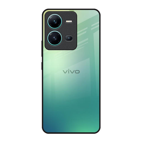 Dusty Green Vivo V25 Glass Back Cover Online