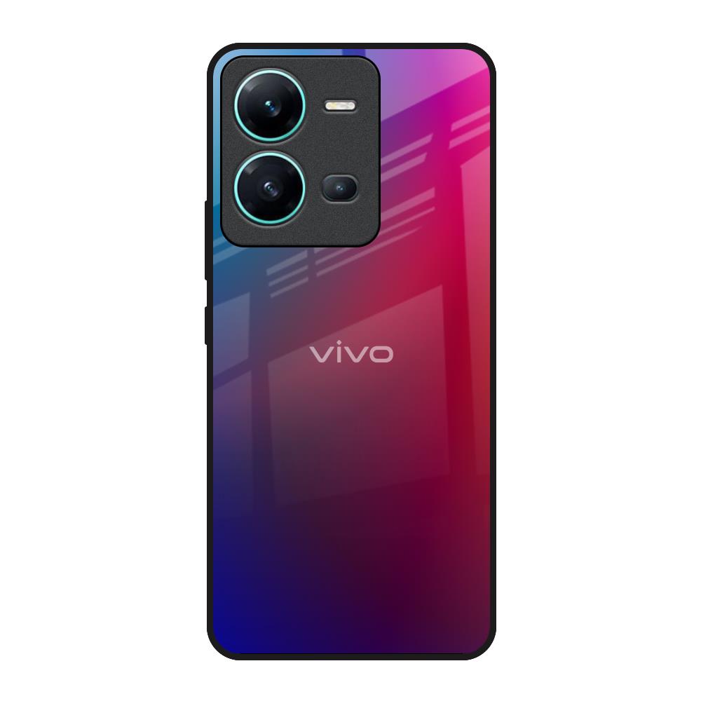 Magical Color Shade Vivo V25 Glass Back Cover Online