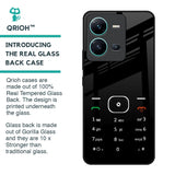 Classic Keypad Pattern Glass Case for Vivo V25