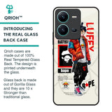 Bape Luffy Glass Case for Vivo V25