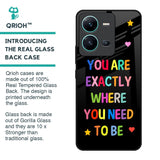 Magical Words Glass Case for Vivo V25