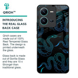 Serpentine Glass Case for Vivo V25