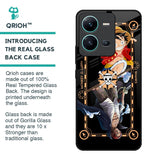 Shanks & Luffy Glass Case for Vivo V25