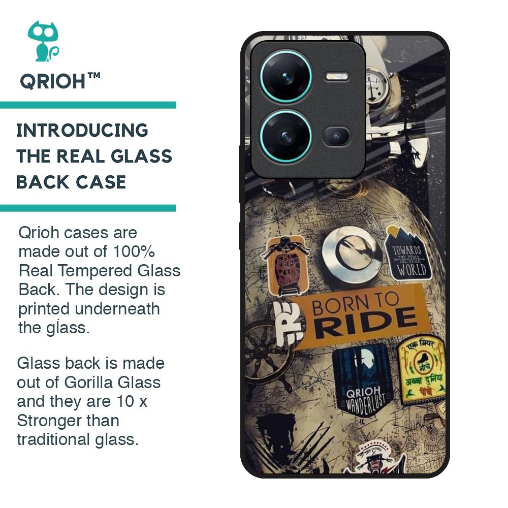 Ride Mode On Glass Case for Vivo V25