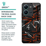 Vector Art Glass Case for Vivo V25