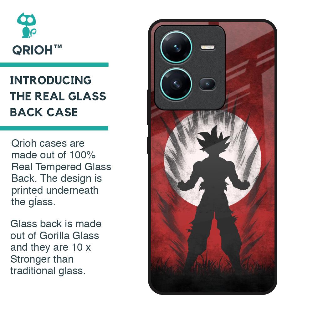 Japanese Animated Glass Case for Vivo V25