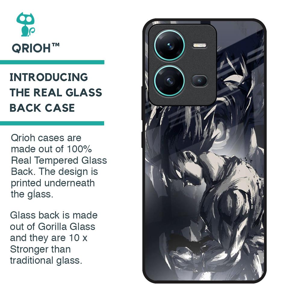 Sketch Art DB Glass Case for Vivo V25