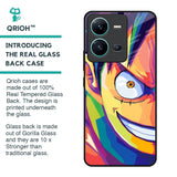 Monkey Wpap Pop Art Glass Case for Vivo V25