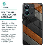 Tri Color Wood Glass Case for Vivo V25