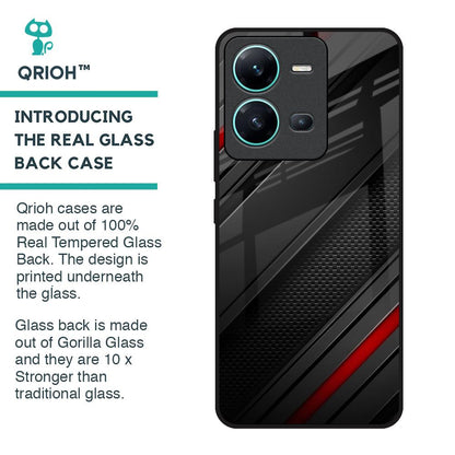 Modern Abstract Glass Case for Vivo V25