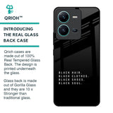Black Soul Glass Case for Vivo V25