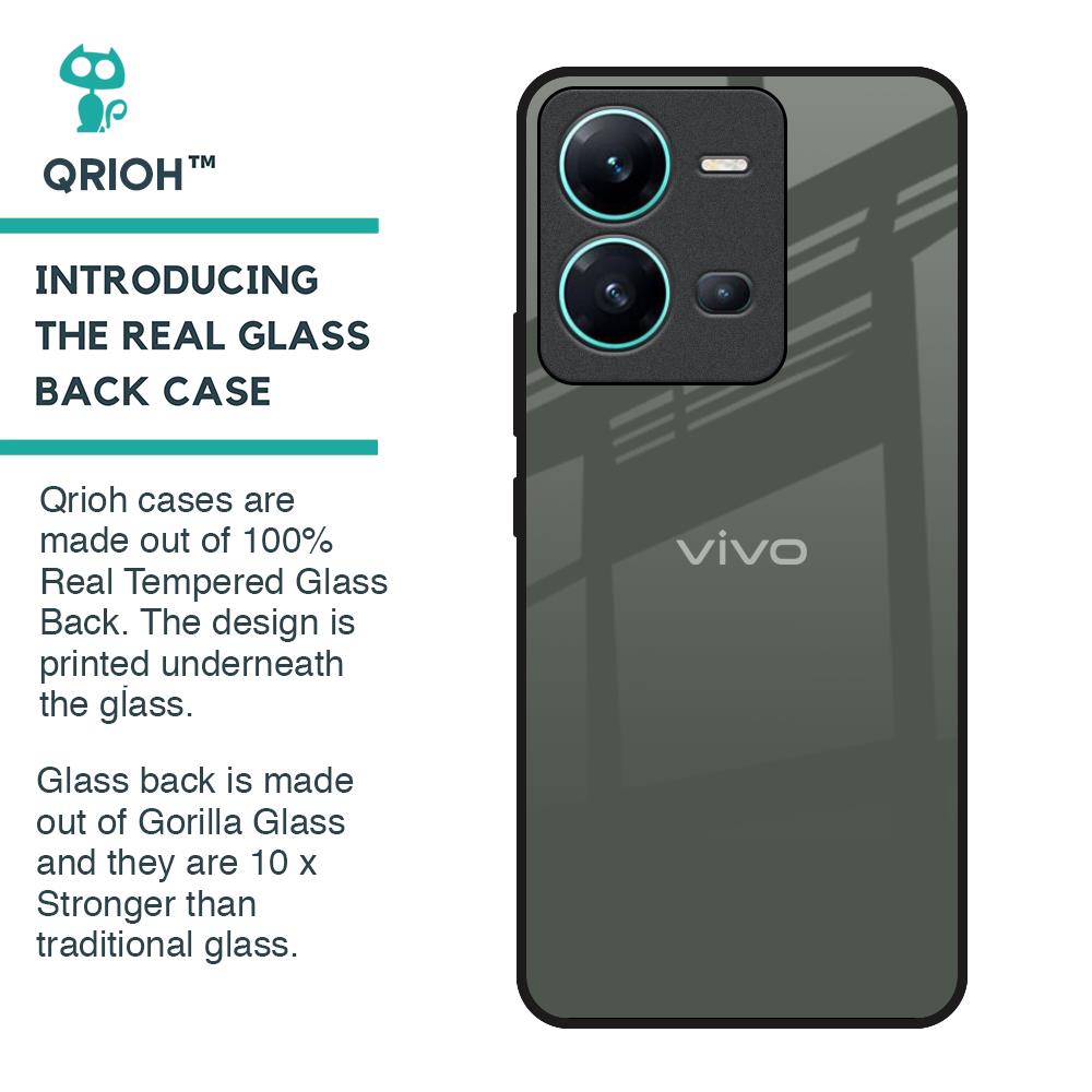 Charcoal Glass Case for Vivo V25