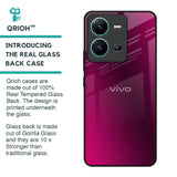 Pink Burst Glass Case for Vivo V25