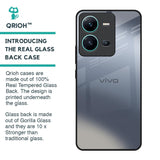 Space Grey Gradient Glass Case for Vivo V25