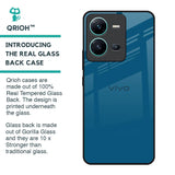Cobalt Blue Glass Case for Vivo V25