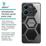 Hexagon Style Glass Case For Vivo V25