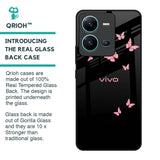 Fly Butterfly Glass Case for Vivo V25