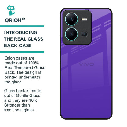 Amethyst Purple Glass Case for Vivo V25