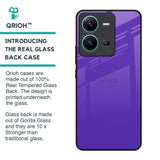 Amethyst Purple Glass Case for Vivo V25