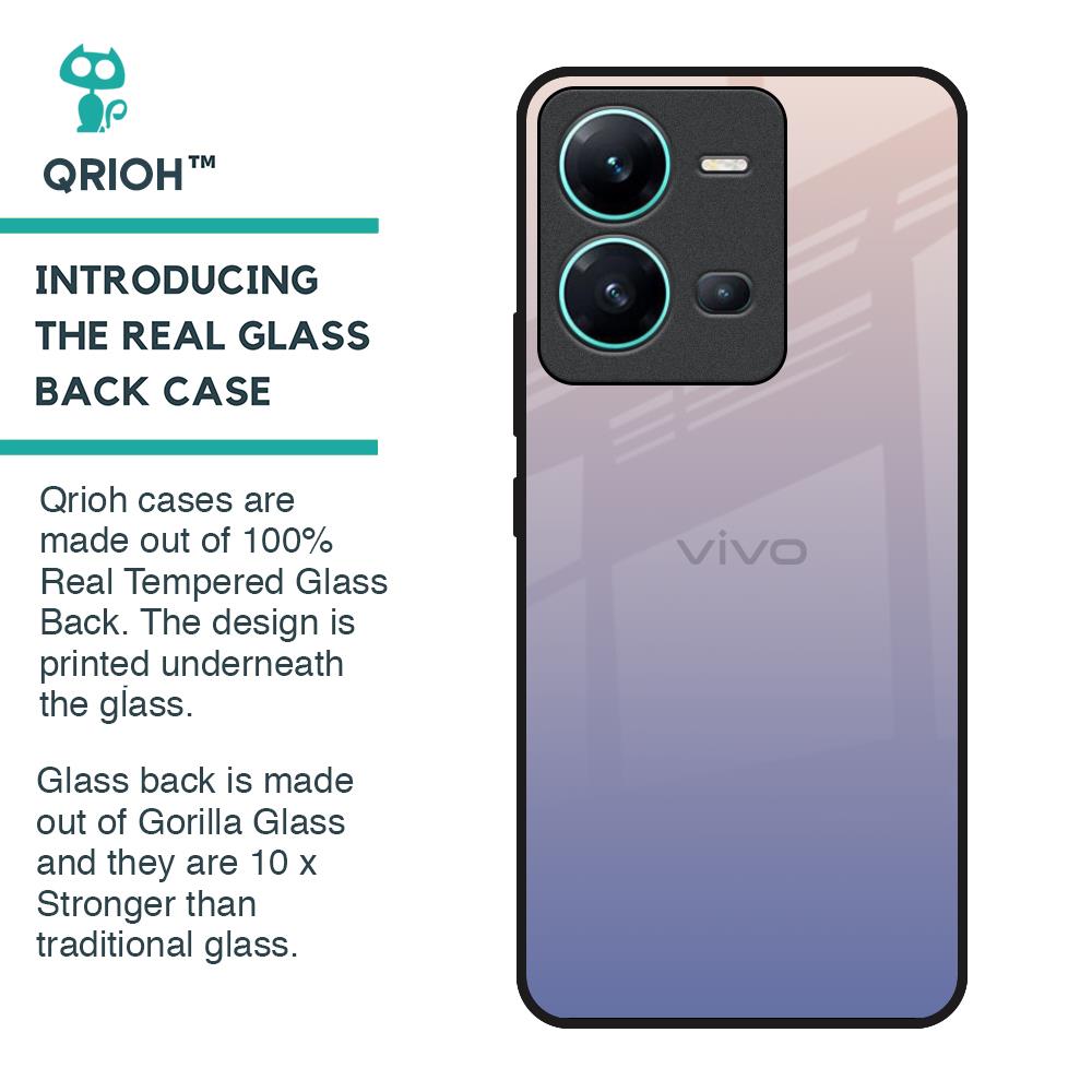Rose Hue Glass Case for Vivo V25