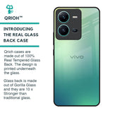 Dusty Green Glass Case for Vivo V25