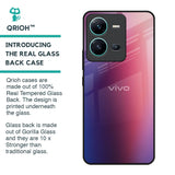 Multi Shaded Gradient Glass Case for Vivo V25