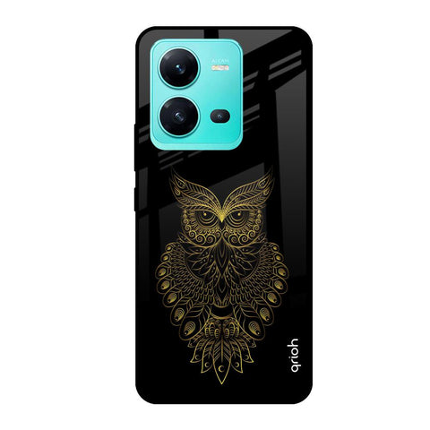 Golden Owl Vivo V25 Glass Cases & Covers Online
