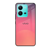 Sunset Orange Vivo V25 Glass Cases & Covers Online