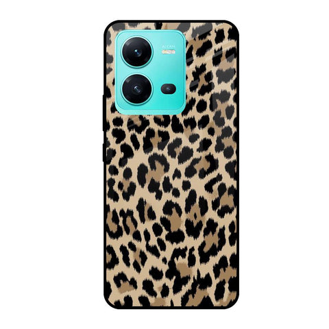 Leopard Seamless Vivo V25 Glass Cases & Covers Online