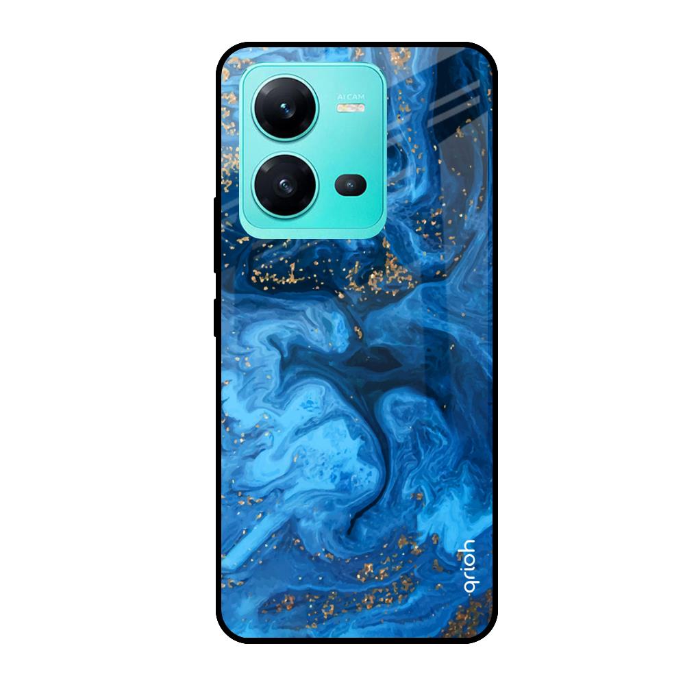 Gold Sprinkle Vivo V25 Glass Cases & Covers Online