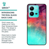 Colorful Aura Glass Case for Vivo V25