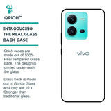 Arctic White Glass Case for Vivo V25