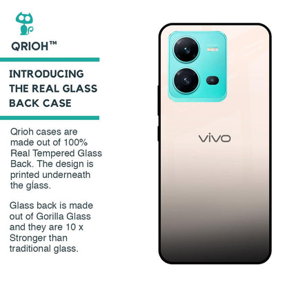 Dove Gradient Glass Case for Vivo V25