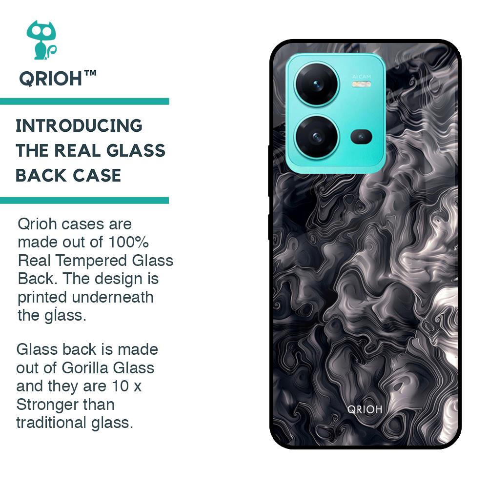 Cryptic Smoke Glass Case for Vivo V25