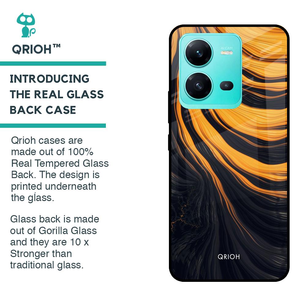 Sunshine Beam Glass Case for Vivo V25