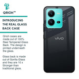 Stone Grey Glass Case For Vivo V25