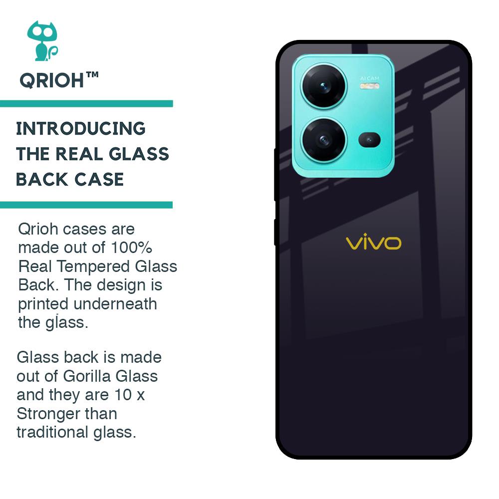 Deadlock Black Glass Case For Vivo V25